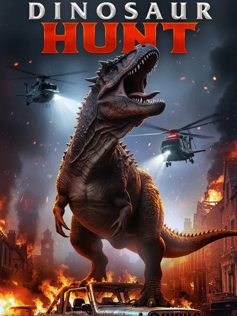 ملصق Dinosaur Hunt