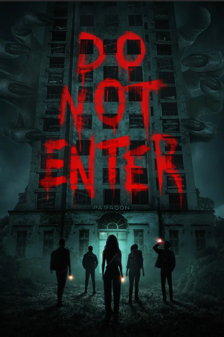 ملصق Do Not Enter