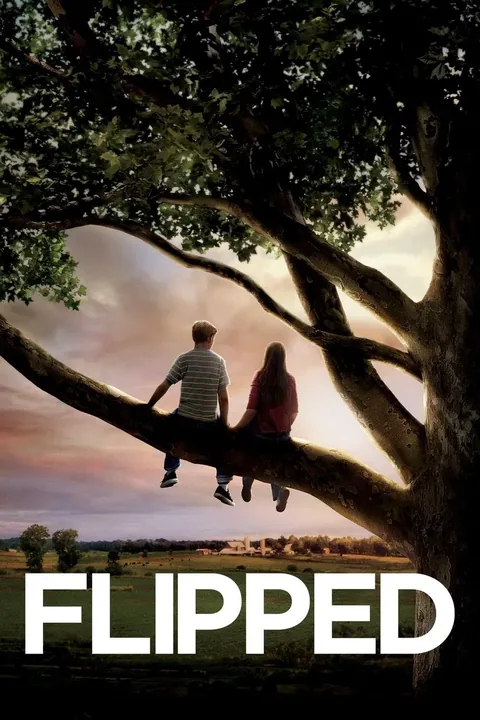 ملصق Flipped