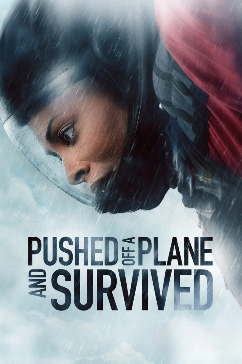 ملصق Pushed Off a Plane and Survived